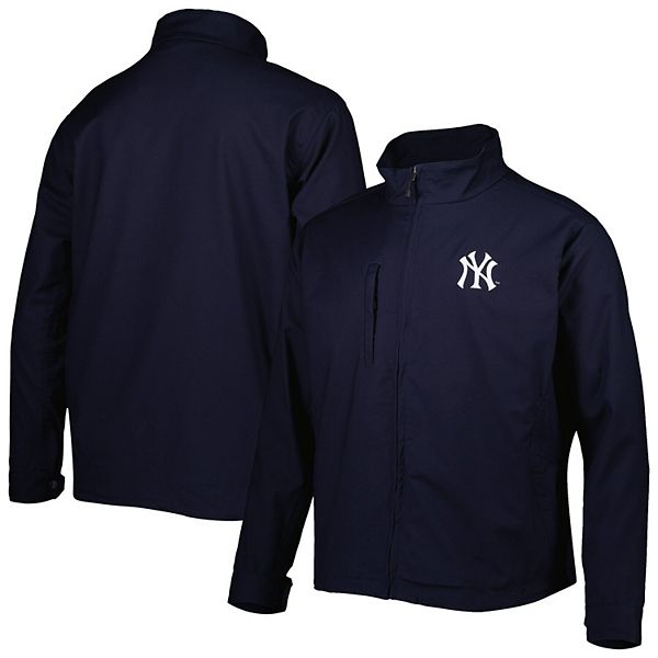 Men's Dunbrooke Navy New York Yankees Journey Tri-Blend Full-Zip Jacket