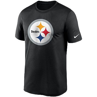 Men's Nike Black Pittsburgh Steelers Logo Essential Legend Performance ...