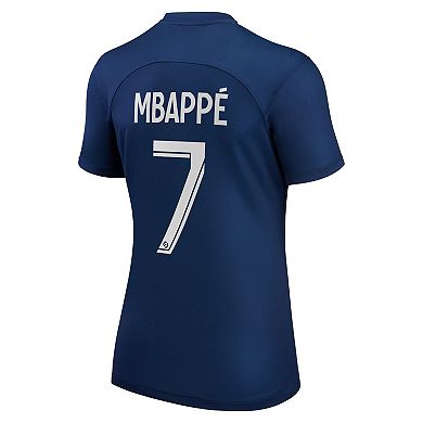 Women's Nike Kylian Mbappé Blue Paris Saint-Germain 2022/23 Home Replica Player Jersey