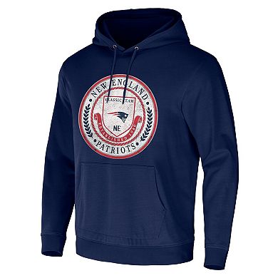 Men's NFL x Darius Rucker Collection by Fanatics Navy New England Patriots Washed Pullover Hoodie