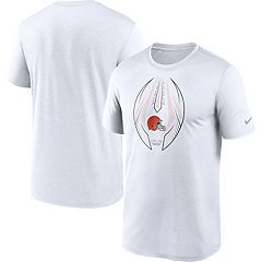 Cleveland Browns Nike Women's Back Cutout Raglan T-Shirt - White