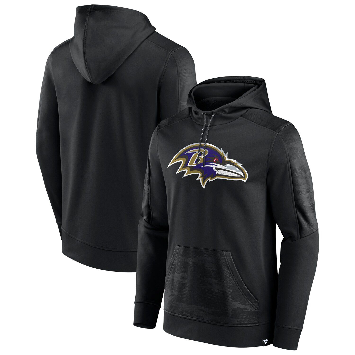 Outerstuff Baltimore Ravens Youth Primary Logo Fleece Hoodie Sweatshirt - Purple Size: Small