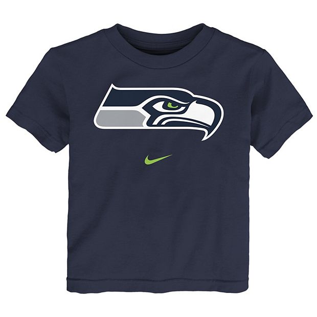 Toddler Nike College Navy Seattle Seahawks Logo T-Shirt