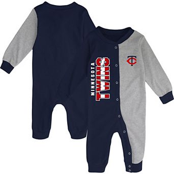 Infant Navy/Gray Minnesota Twins Halftime Sleeper