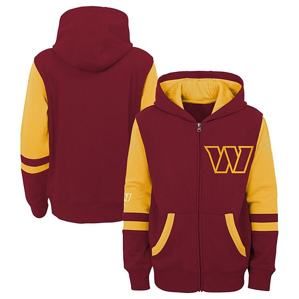 Washington Redskins Logo Zip Up Hoodies Full Over Print - Freedomdesign