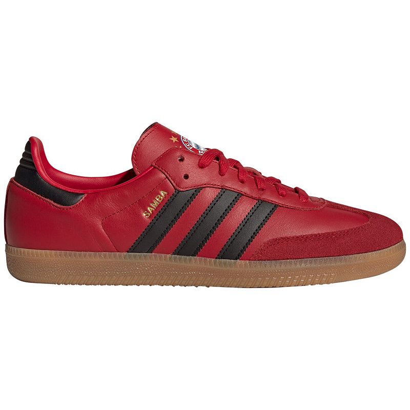 Mens adidas Red Bayern Munich Team Samba Shoes, Size: 4