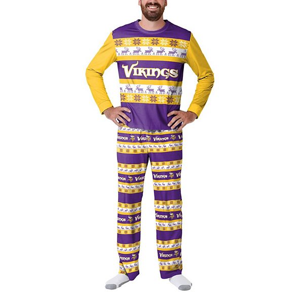 Men's FOCO Purple Minnesota Vikings Light-Up Ugly Sweater