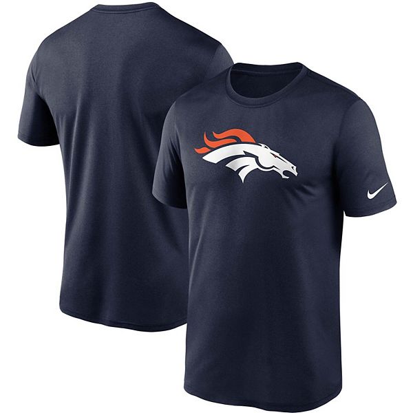 Men's Denver Broncos Nike Navy Logo Essential Legend Performance T