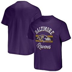 Men's Baltimore Ravens Fanatics Branded Black Team Lockup Logo T-Shirt