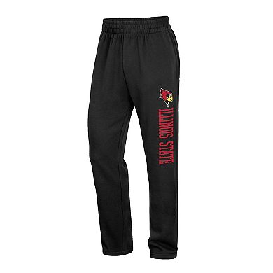 Men's Colosseum Black Illinois State Redbirds Wordmark Pants