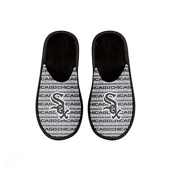 Youth FOCO Chicago White Sox Scuff Wordmark Slide Slippers