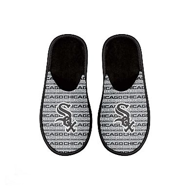 Youth FOCO Chicago White Sox Scuff Wordmark Slide Slippers