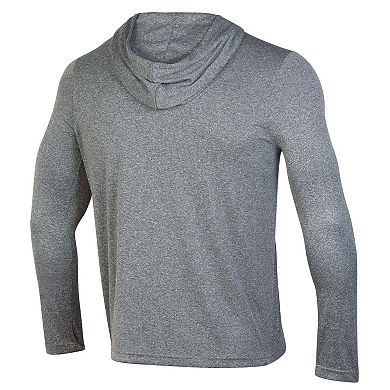 Men's Champion Gray Wisconsin Badgers Hoodie Long Sleeve T-Shirt