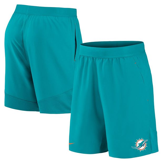 Men's Nike Aqua Miami Dolphins Stretch Woven Shorts