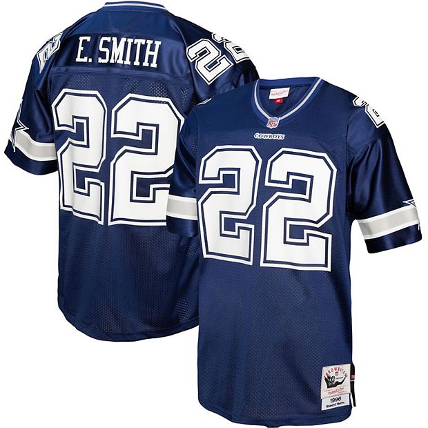 Men's Mitchell & Ness Emmitt Smith Navy Dallas Cowboys 1996 Legacy Replica  Jersey