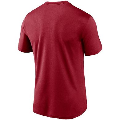 Men's Nike Cardinal Arizona Cardinals Logo Essential Legend Performance T-Shirt