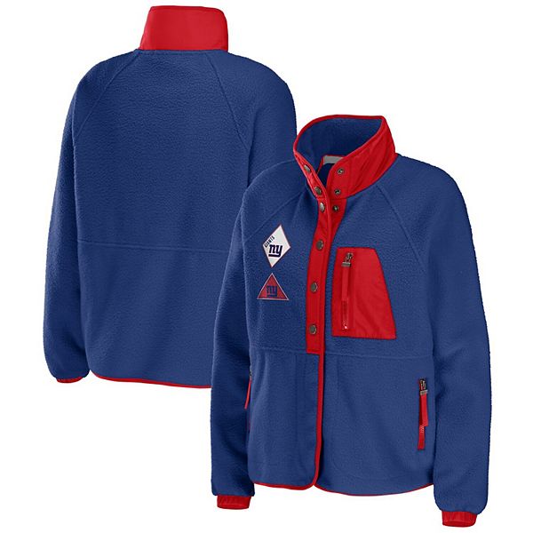 Women's WEAR by Erin Andrews Royal New York Giants Polar Fleece