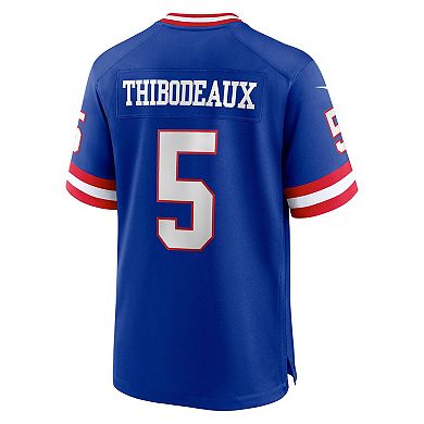 Men's Nike Kayvon Thibodeaux Royal New York Giants Classic Player Game Jersey