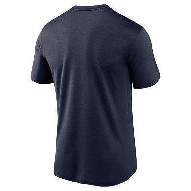 Men's Nike Navy New England Patriots Wordmark Legend Performance T-Shirt