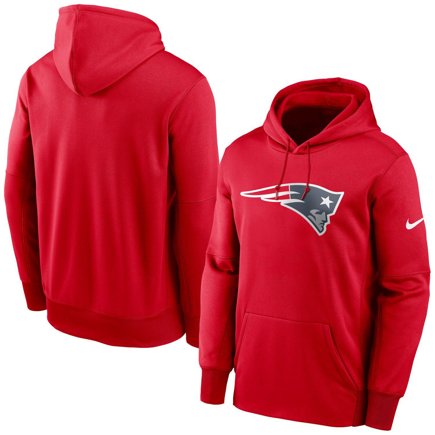 Men's Buffalo Bills Nike Red Fan Gear Wordmark Performance Pullover Hoodie