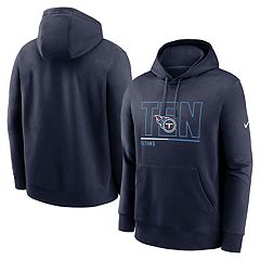 Men's Starter Navy/Light Blue Tennessee Titans Playoffs Color Block Full-Zip Hoodie Size: Extra Large