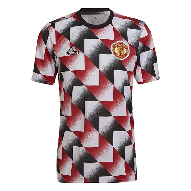 Men's Adidas White Manchester United 2022 Pre-Match Top