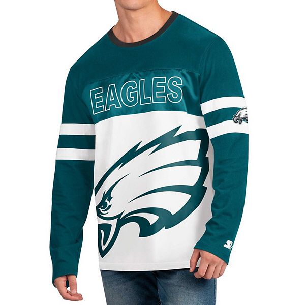 Men's Starter Midnight Green/White Philadelphia Eagles Halftime Long ...