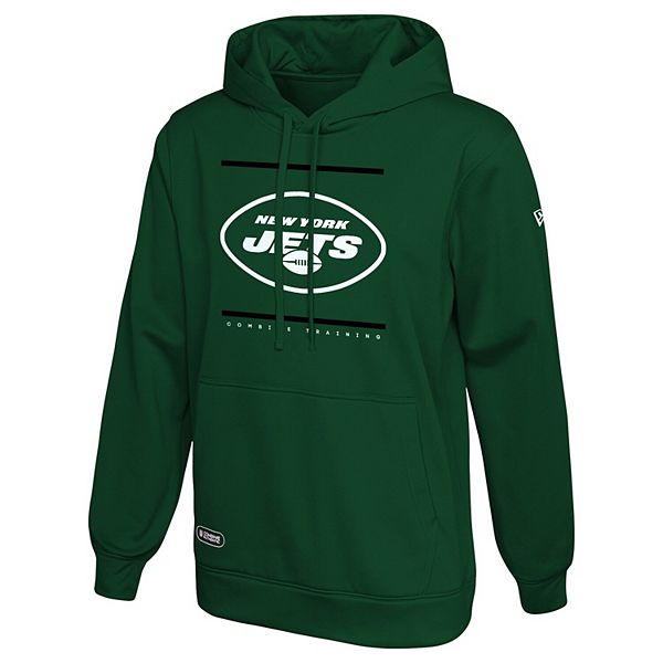 Nfl New York Jets Boys' Long Sleeve Performance Hooded Sweatshirt