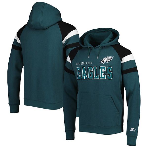 NFL, Jackets & Coats, Nfl Team Apparel Philadelphia Eagles Youth Green  Logo Pullover Hoodie Sweatshirt