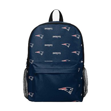 FOCO New England Patriots Repeat Logo Backpack