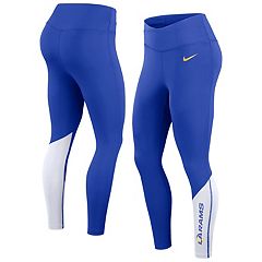 Nike One Women Navy/Curry/Brush Mid-Rise Color-Block Leggings (DM7270-410)  S/M/L 