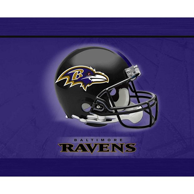 NFL Team Apparel Boys' Baltimore Ravens Helmets High Purple