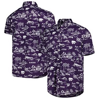 Men's Reyn Spooner Purple Kansas State Wildcats Performance Button-Down Shirt