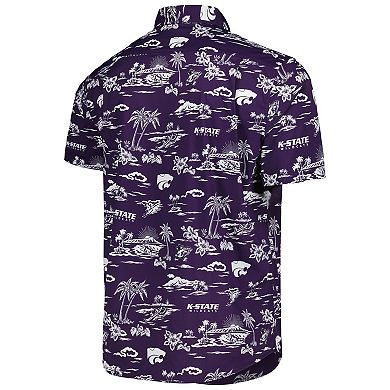 Men's Reyn Spooner Purple Kansas State Wildcats Performance Button-Down Shirt
