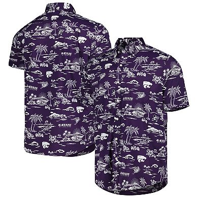 Men's Reyn Spooner Purple Kansas State Wildcats Performance Button-Down Shirt