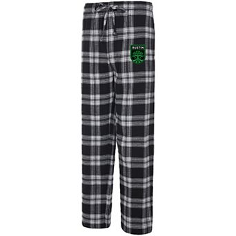 Women's Concepts Sport Black/Gray Austin FC Mainstay Flannel Sleep Pants