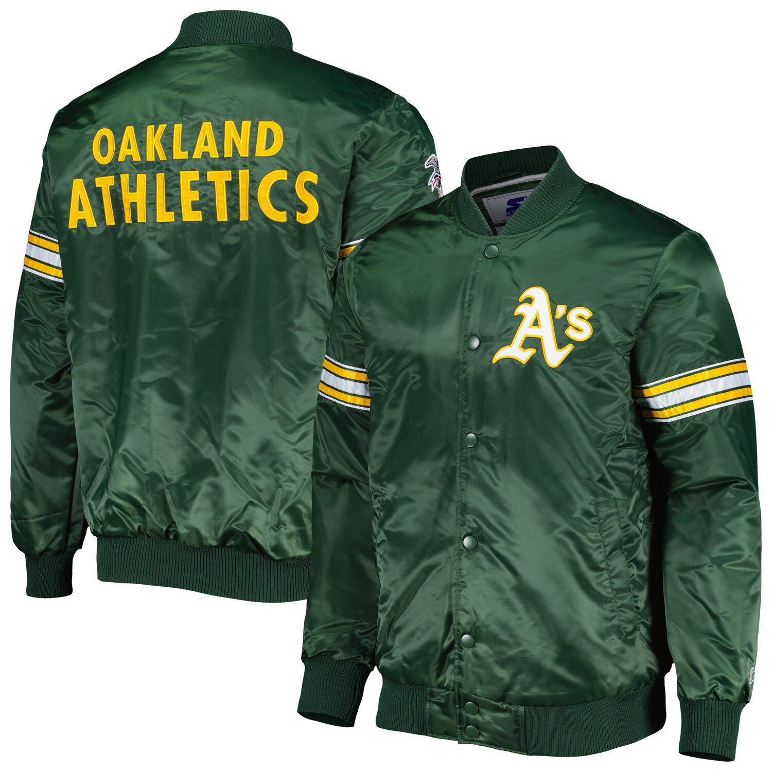 Pro Standard Men's Black Oakland Athletics Varsity Logo Full-Zip Jacket -  Macy's