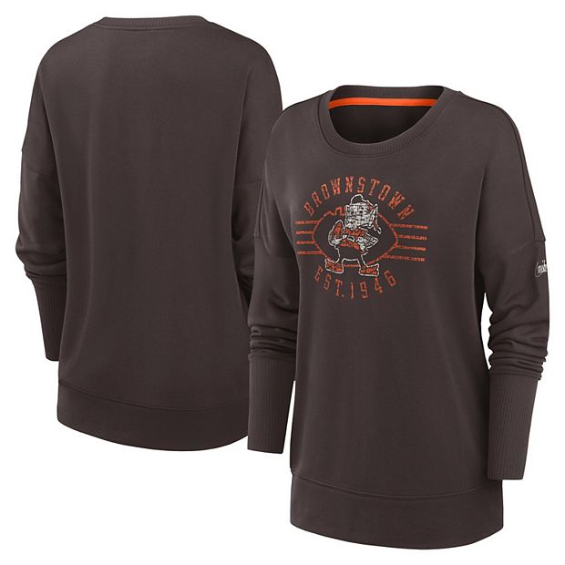 Women's Nike Brown Cleveland Browns Rewind Playback Icon