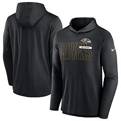 Football Fan Shop Officially Licensed NFL Men's Black Label Fleece Hoodie by Giii - Ravens