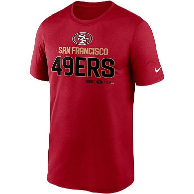 Men's Nike Scarlet San Francisco 49ers Legend Community Performance T-Shirt