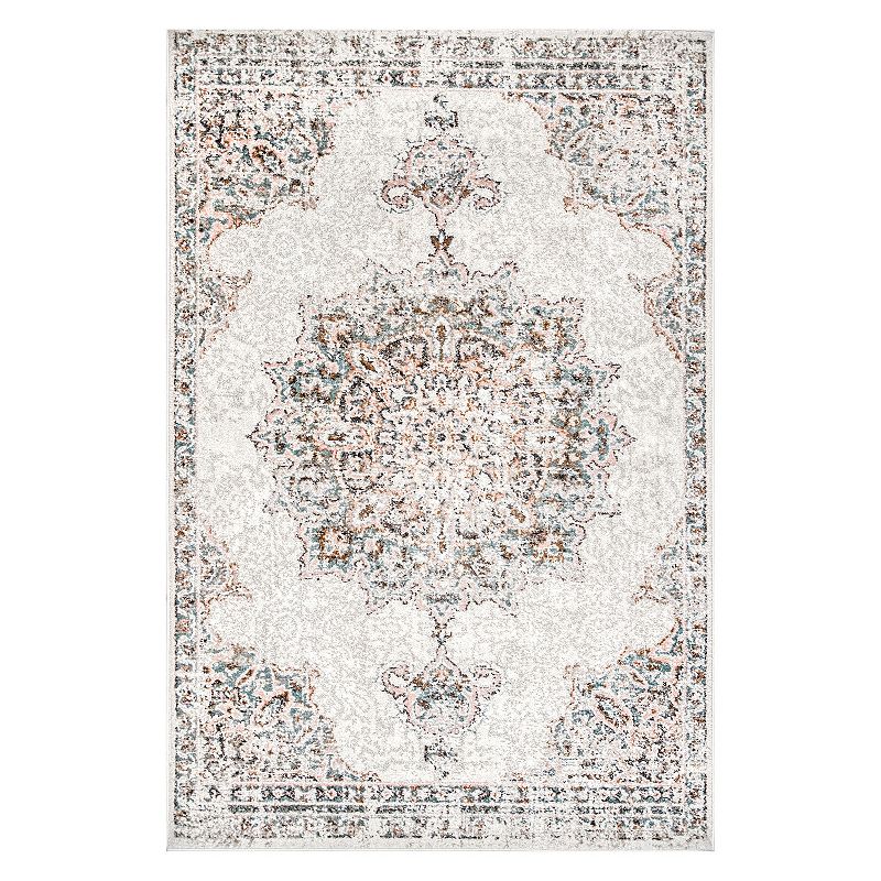 nuLoom Vintage Medallion Liliana Area Rug, Multicolor, 10X14 Ft