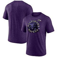 Men's Fanatics Branded Lamar Jackson Purple Baltimore Ravens Player Icon Name & Number T-Shirt