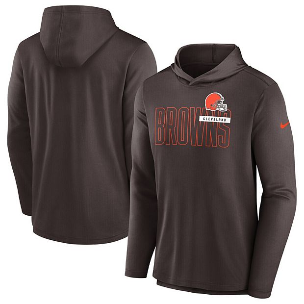 Youth Brown Cleveland Browns Team Fleece Pullover Hoodie 