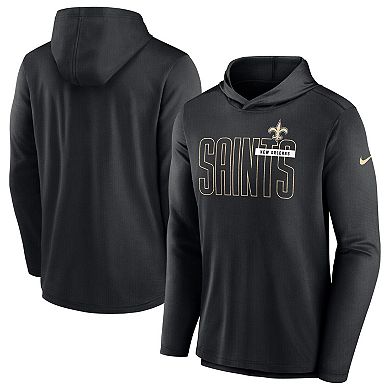 Men's Nike Black New Orleans Saints Performance Team Pullover Hoodie