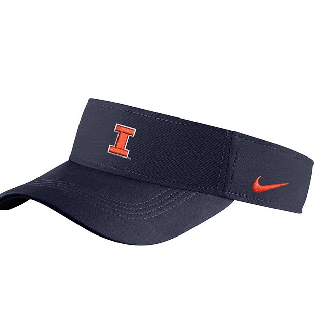 Men s Nike Illinois Fighting Illini Navy Sideline Performance Visor