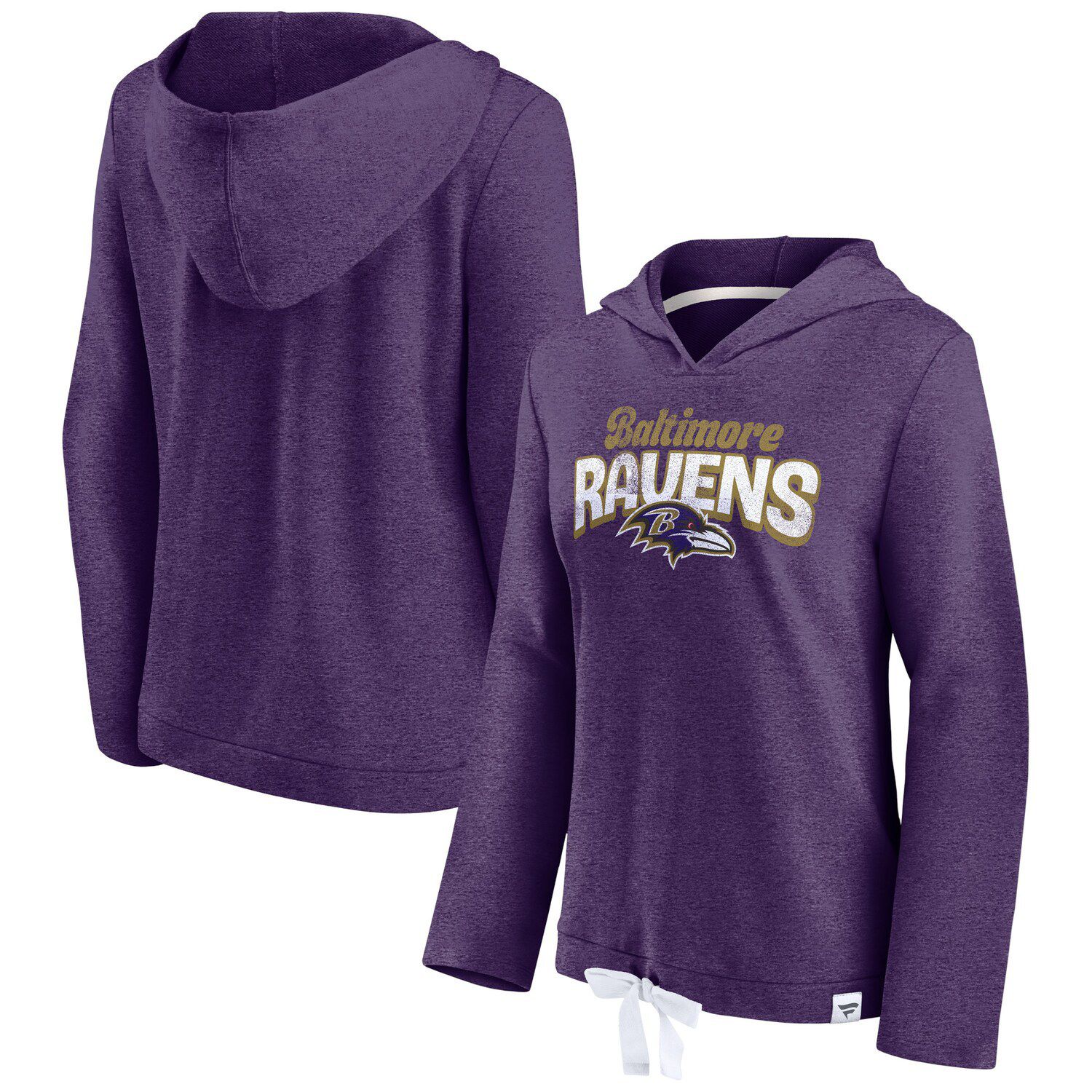 Men's New Era Purple Baltimore Ravens Combine Authentic Stated Logo  Pullover Hoodie