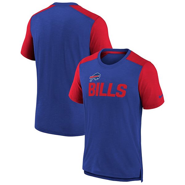 Youth Nike Heathered Royal/Heathered Red Buffalo Bills Colorblock Team ...