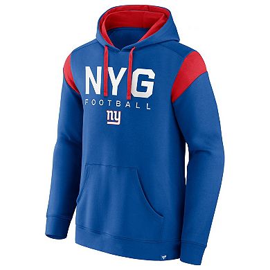 Men's Fanatics Branded Royal New York Giants Call The Shot Pullover Hoodie