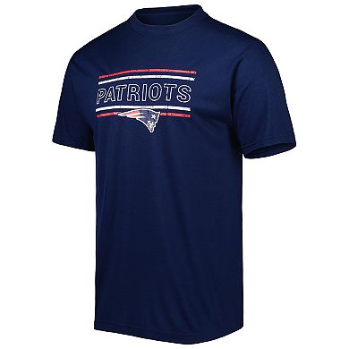 Men's Concepts Sport Navy/Red New England Patriots Badge Top & Pants ...