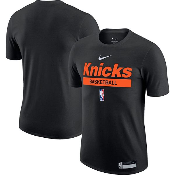 Nike Knicks On Court 22-23 Black Practice Longsleeve Tee